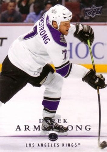 #344 Derek Armstrong - Los Angeles Kings - 2008-09 Upper Deck Hockey