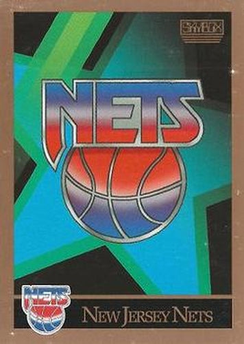 #344 New Jersey Nets - New Jersey Nets - 1990-91 SkyBox Basketball