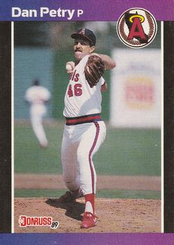 #344 Dan Petry - California Angels - 1989 Donruss Baseball