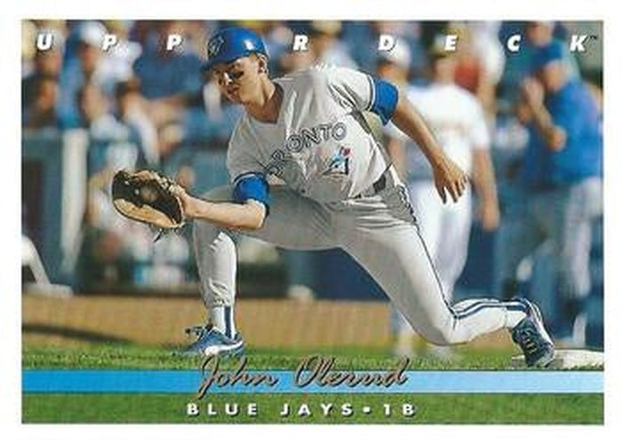 #344 John Olerud - Toronto Blue Jays - 1993 Upper Deck Baseball