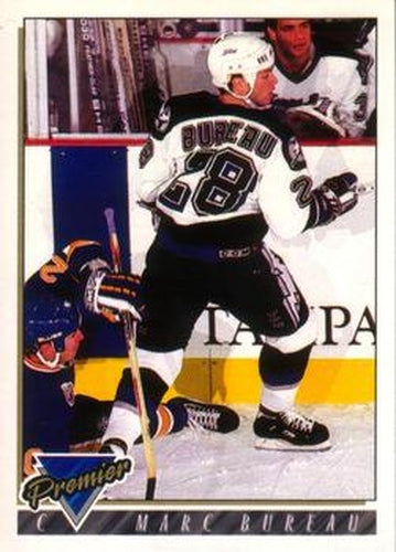 #344 Marc Bureau - Tampa Bay Lightning - 1993-94 O-Pee-Chee Premier Hockey