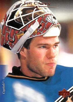 #344 Jim Carey - Washington Capitals - 1995-96 Upper Deck Hockey