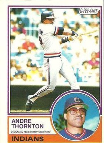 #344 Andre Thornton - Cleveland Indians - 1983 O-Pee-Chee Baseball