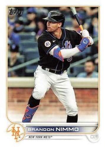 #344 Brandon Nimmo - New York Mets - 2022 Topps Baseball