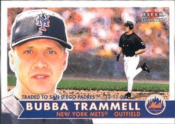 #344 Bubba Trammell - San Diego Padres - 2001 Fleer Tradition Baseball
