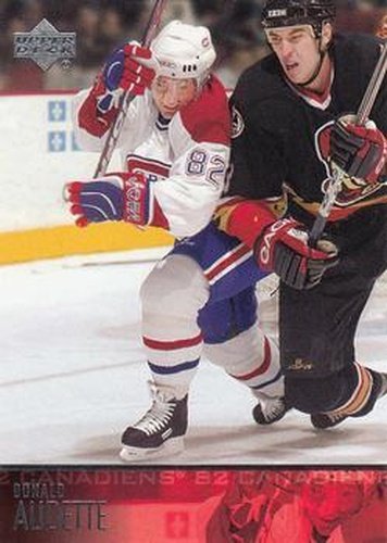 #344 Donald Audette - Montreal Canadiens - 2003-04 Upper Deck Hockey
