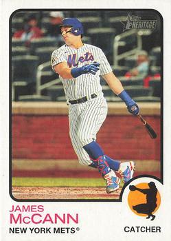 #344 James McCann - New York Mets - 2022 Topps Heritage Baseball