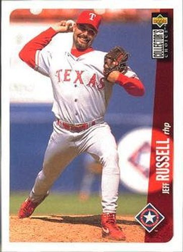 #344 Jeff Russell - Texas Rangers - 1996 Collector's Choice Baseball
