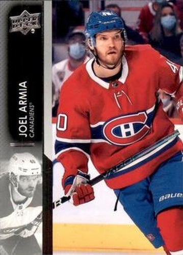 #344 Joel Armia - Montreal Canadiens - 2021-22 Upper Deck Hockey