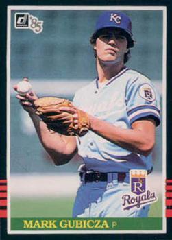 #344 Mark Gubicza - Kansas City Royals - 1985 Donruss Baseball