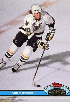 #344 Mike Craig - Minnesota North Stars - 1991-92 Stadium Club Hockey
