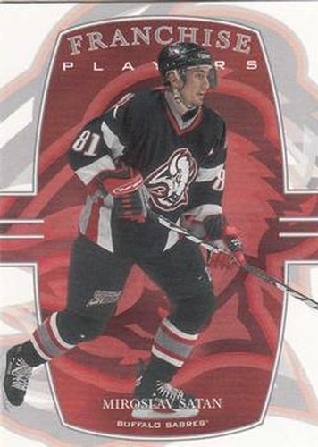 #344 Miroslav Satan - Buffalo Sabres - 2002-03 Be a Player First Edition Hockey
