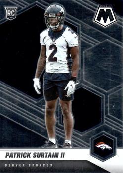 #344 Patrick Surtain II - Denver Broncos - 2021 Panini Mosaic Football