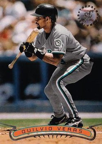 #344 Quilvio Veras - Florida Marlins - 1996 Stadium Club Baseball
