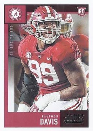 #344 Raekwon Davis - Alabama Crimson Tide - 2020 Score Football
