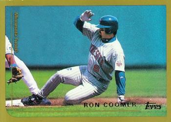 #344 Ron Coomer - Minnesota Twins - 1999 Topps Baseball