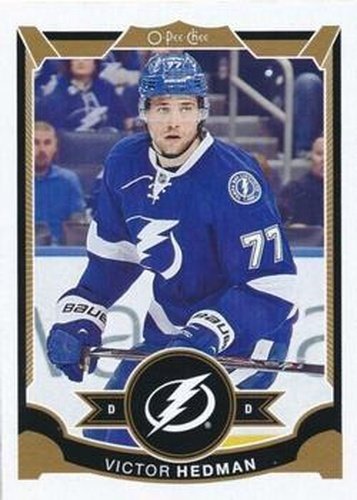 #344 Victor Hedman - Tampa Bay Lightning - 2015-16 O-Pee-Chee Hockey