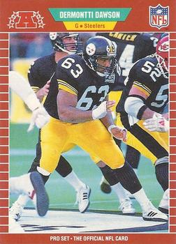#344 Dermontti Dawson - Pittsburgh Steelers - 1989 Pro Set Football