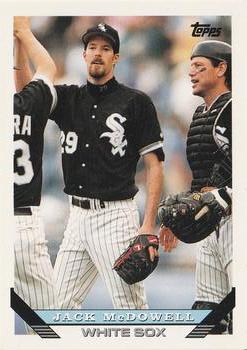 #344 Jack McDowell - Chicago White Sox - 1993 Topps Baseball