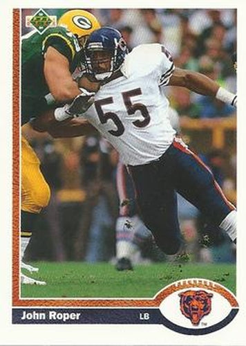 #344 John Roper - Chicago Bears - 1991 Upper Deck Football