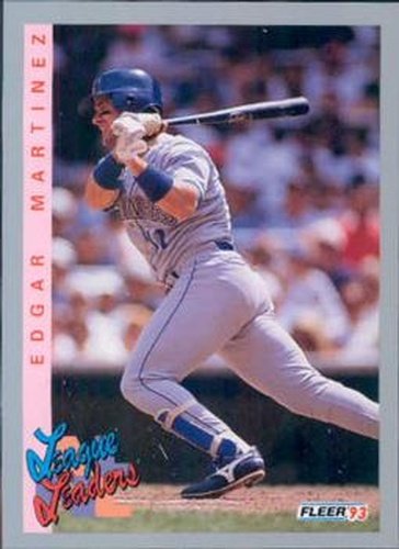 #344 Edgar Martinez - Seattle Mariners - 1993 Fleer Baseball