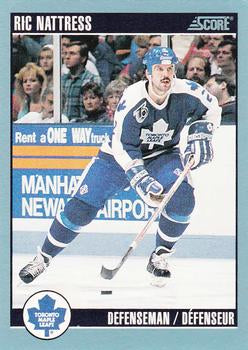 #344 Ric Nattress - Toronto Maple Leafs - 1992-93 Score Canadian Hockey