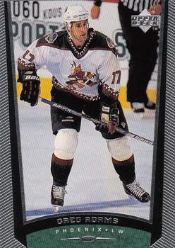 #344 Greg Adams - Phoenix Coyotes - 1998-99 Upper Deck Hockey
