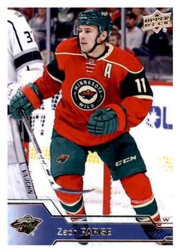 #345 Zach Parise - Minnesota Wild - 2016-17 Upper Deck Hockey