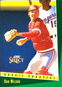 #345 Dan Wilson - Cincinnati Reds - 1993 Select Baseball