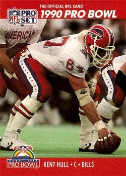 #345 Kent Hull - Buffalo Bills - 1990 Pro Set Football