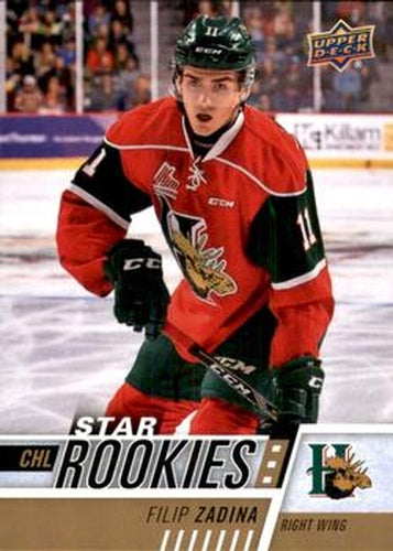 #345 Filip Zadina - Halifax Mooseheads - 2017-18 Upper Deck CHL Hockey