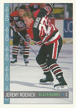 #345 Jeremy Roenick - Chicago Blackhawks - 1992-93 O-Pee-Chee Hockey