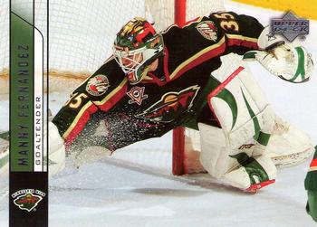 #345 Manny Fernandez - Minnesota Wild - 2006-07 Upper Deck Hockey