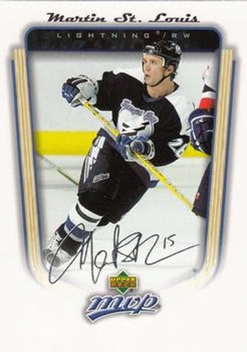 #345 Martin St. Louis - Tampa Bay Lightning - 2005-06 Upper Deck MVP Hockey