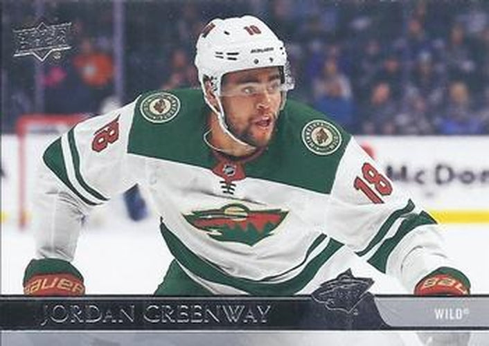 #345 Jordan Greenway - Minnesota Wild - 2020-21 Upper Deck Hockey