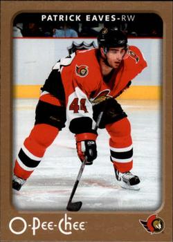 #345 Patrick Eaves - Ottawa Senators - 2006-07 O-Pee-Chee Hockey
