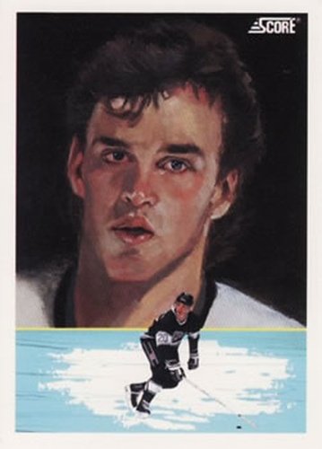 #345 Luc Robitaille - Los Angeles Kings - 1991-92 Score American Hockey