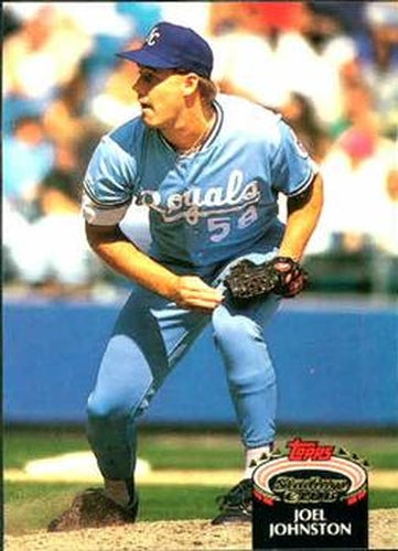 #345 Joel Johnston - Kansas City Royals - 1992 Stadium Club Baseball