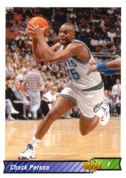 #345 Chuck Person - Minnesota Timberwolves - 1992-93 Upper Deck Basketball