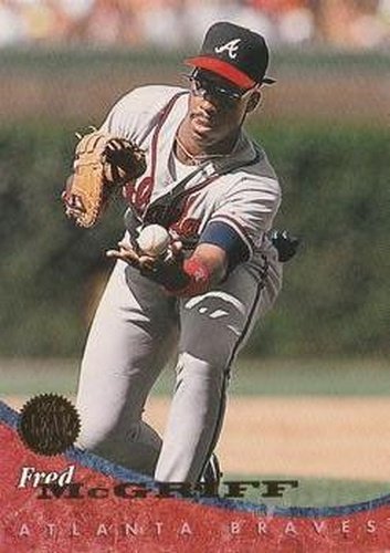 #345 Fred McGriff - Atlanta Braves - 1994 Leaf Baseball