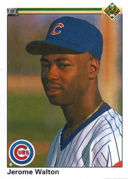 #345 Jerome Walton - Chicago Cubs - 1990 Upper Deck Baseball