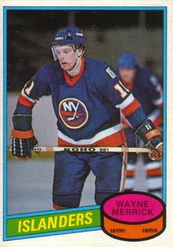 #345 Wayne Merrick - New York Islanders - 1980-81 O-Pee-Chee Hockey