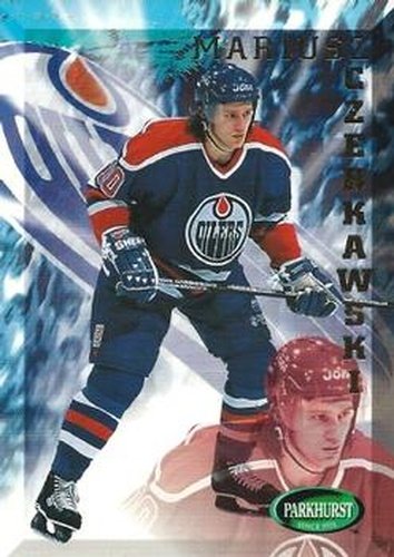 #345 Mariusz Czerkawski - Edmonton Oilers - 1995-96 Parkhurst International Hockey