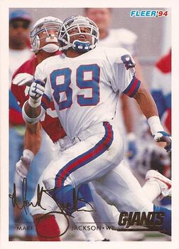 #345 Mark Jackson - New York Giants - 1994 Fleer Football