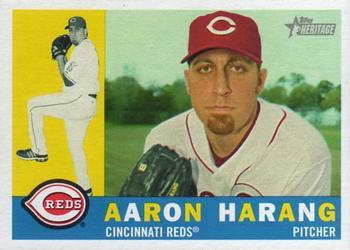 #345 Aaron Harang - Cincinnati Reds - 2009 Topps Heritage Baseball