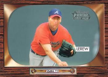 #345 Anthony Lerew - Atlanta Braves - 2004 Bowman Heritage Baseball