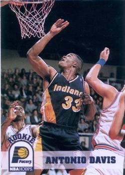 #345 Antonio Davis - Indiana Pacers - 1993-94 Hoops Basketball