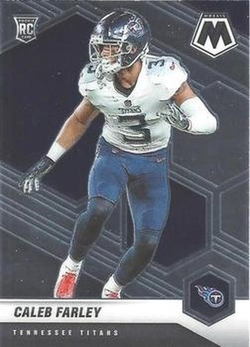 #345 Caleb Farley - Tennessee Titans - 2021 Panini Mosaic Football