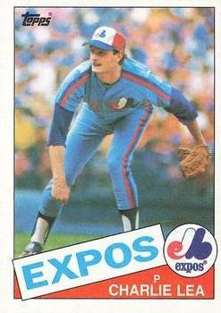 #345 Charlie Lea - Montreal Expos - 1985 Topps Baseball