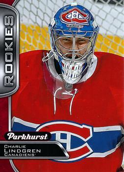 #345 Charlie Lindgren - Montreal Canadiens - 2016-17 Parkhurst - Red Hockey